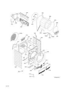 Part Location Diagram of 405512360 Frigidaire BUTTON