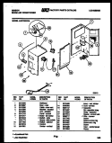 ELECTRICAL PARTS Diagram and Parts List for AK27E6RWA  Gibson Air Conditioner