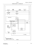 WIRING SCHEMATIC Diagram and Parts List for FEF366CQD  Frigidaire Range