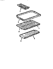 Accessories Diagram and Parts List for 5649936130  Kenmore Refrigerator