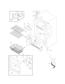 Part Location Diagram of WFR884447 Whirlpool Freezer Temperature Control