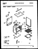 BODY PARTS Diagram and Parts List for G30NW7  Frigidaire Range
