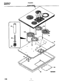 Part Location Diagram of 318050000 Frigidaire ELEMENT-SURFACE