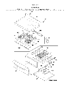 Top/drawer Diagram and Parts List for 79094243314  Kenmore Range