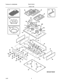 MAINTOP Diagram and Parts List for E36GC75DSS1  Electrolux Cooktop