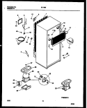 SYSTEM AND AUTOMATIC DEFROST PARTS Diagram and Parts List for 95-1962-00-01  Tappan Refrigerator