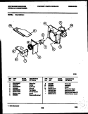 AIR HANDLING PARTS Diagram and Parts List for WAL103S1A1  Frigidaire Air Conditioner