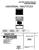 COVER Diagram and Parts List for MEF368CGS2  Frigidaire Wall Oven