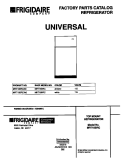 COVER Diagram and Parts List for MRT18BRCW0  Uni Refrigerator