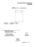 COVER Diagram and Parts List for FWX233RES7  Frigidaire Washer