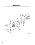AIR HANDLING PARTS Diagram and Parts List for FAC055J7A2  Frigidaire Air Conditioner