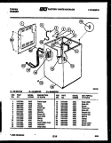 CABINET PARTS Diagram and Parts List for 46-2817-00-05  Tappan Washer