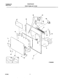 FRNT PNL, DOOR Diagram and Parts List for CRER7900AS0  Frigidaire Dryer