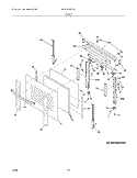 Part Location Diagram of 318244300 Frigidaire HINGE Assembly