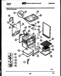 BODY PARTS Diagram and Parts List for 30-2761-00-01  Tappan Range