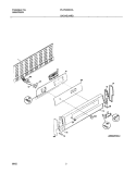BACKGUARD Diagram and Parts List for PLCF489CCA  Frigidaire Range