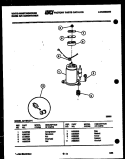 COMPRESSOR PARTS Diagram and Parts List for AH124L2T1  Frigidaire Air Conditioner