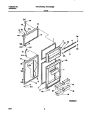 DOOR Diagram and Parts List for FRT18TNGD0  Frigidaire Refrigerator