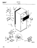 SYSTEM Diagram and Parts List for M4521GNGW1  Frigidaire Refrigerator