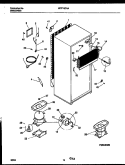 SYSTEM AND AUTOMATIC DEFROST PARTS Diagram and Parts List for WRT18CVAW1  Frigidaire Refrigerator