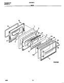 DOOR Diagram and Parts List for GGF355CFSA  Gibson Range