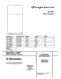 COVER Diagram and Parts List for FRT21IS6BB0  Frigidaire Refrigerator