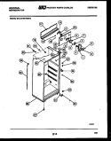 CABINET PARTS Diagram and Parts List for GTN175WH3-23  Tappan Refrigerator