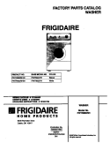 COVER Diagram and Parts List for FWTR865RHQ0  Frigidaire Washer