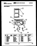 CABINET AND INSTALLATION PARTS Diagram and Parts List for AK25E5RYA  Gibson Air Conditioner