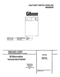 COVER Diagram and Parts List for GWS1149AS0  Gibson Washer