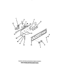 CONTROL PANEL, COOK - MASTER, SWITCHE Diagram and Parts List for REM77BCB3  Frigidaire Microwave Oven Combo