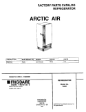 COVER Diagram and Parts List for R22CW4  Frigidaire Freezer