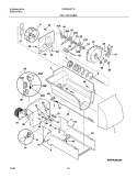 ICE CONTAINER Diagram and Parts List for FRS26H7CSB0  Frigidaire Refrigerator