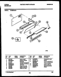 SPLASHER CONTROL Diagram and Parts List for 72-3662-23-01  Tappan Range