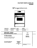 COVER Diagram and Parts List for FGF377WJCB  Frigidaire Range