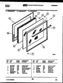 DOOR PARTS Diagram and Parts List for CEB3M2WSTD  Gibson Range