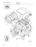 Part Location Diagram of 5304506743 Frigidaire Exterior Door Panel - Chrome