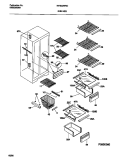 SHELVES Diagram and Parts List for MRS22WNCD0  Uni Refrigerator