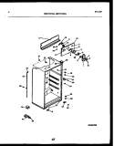 CABINET PARTS Diagram and Parts List for MRT15CHAY0  Uni Refrigerator