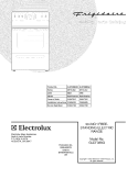 COVER Diagram and Parts List for GLEF388GSA  Frigidaire Range