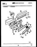 BACKGUARD Diagram and Parts List for CGC4S8WXB  Gibson Range