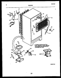 SYSTEM AND AUTOMATIC DEFROST PARTS Diagram and Parts List for TSK210JN0W  Kelvinator Refrigerator