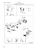 RECOMMENDED SPARE PARTS Diagram and Parts List for CRA186MT20  Frigidaire Air Conditioner