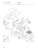 BODY Diagram and Parts List for FGB24L2ECC  Frigidaire Wall Oven