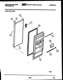 DOOR PARTS Diagram and Parts List for RC141MCD0  Frigidaire Refrigerator