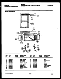 CABINET AND INSTALLATION PARTS Diagram and Parts List for AK24E6RVG  Gibson Air Conditioner