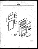 DOOR PARTS Diagram and Parts List for ATG170NCD0  Frigidaire Refrigerator