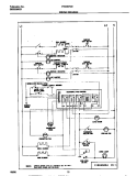 WIRING DIAGRAM Diagram and Parts List for FED367CETB  Frigidaire Range