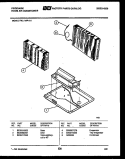 UNIT PARTS Diagram and Parts List for FAL119P1A1  Frigidaire Air Conditioner
