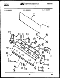 CONSOLE AND CONTROL PARTS Diagram and Parts List for 46-2810-23-01  Tappan Washer